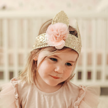 Sequin Bunny Crown